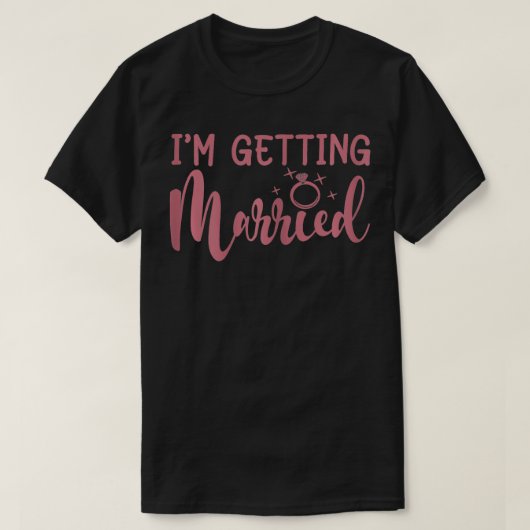 女性 私、結婚するよ！ ブライズパーティー、 ブラ Tシャツ (デザイン正面)