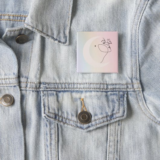 女性 缶バッジ (インサイチュ)