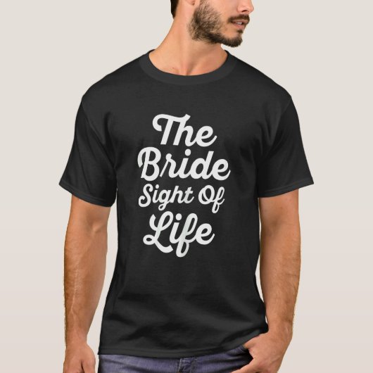 女性 花嫁 ライフ ビュー ブライダル パーティー 未来 Tシャツ (正面)