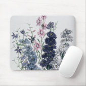 「女性」花Gardenからのヒエンソウ、 マウスパッド (マウス)