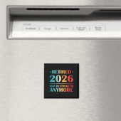 女性 退職 2026 面倒見ないよ 面白い 退職祝い ヴィンテージ マグネット (インサイチュ (食洗機))