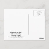 女性（鳥）ショウジョウコウカンチョウ絵葉書 ポストカード (裏面)