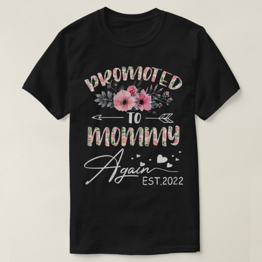 女性 2022 年母親節 再びママに Tシャツ (デザイン正面)