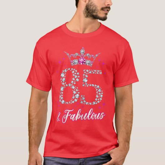 女性 85歳 とても素敵 1935年 85歳の誕生日 プレゼント 女性用 b tシャツ (正面)