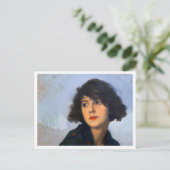 女性, Boulet, 1927アート ポストカード (スタンド正面)