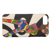 "女性" iPhone 7の場合絵を描きました Case-Mate iPhoneケース (裏面(横))