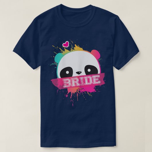 女性 THE BRIDE - 女性の独身最後の夜 パーティー Tシャツ (デザイン正面)