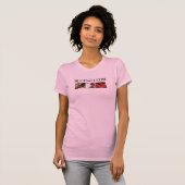 女性Blues411スローガンタンク Tシャツ (正面フル)