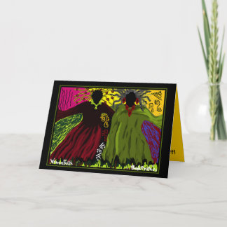 「女性Brendaフィリップス著民俗」の挨拶状 カード