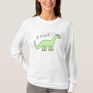 女性Bronto Rawrワイシャツ Tシャツ