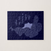 女性Byron's主の ジグソーパズル (横)