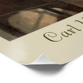 女性CC0572とのHolsøeのサロンのinterieur ポスター (コーナー)