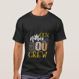 女性CCNナースブクルーハロウィーン仮装ブーGh Tシャツ