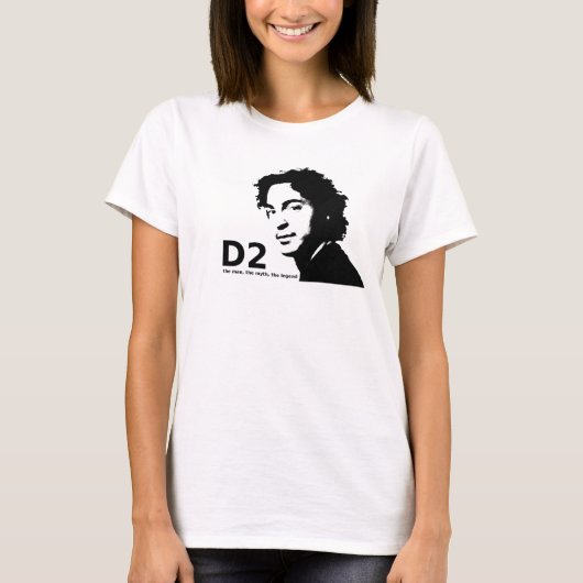 女性D2のため Tシャツ (正面)