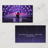 女性DJの名刺 名刺 (正面/裏面)