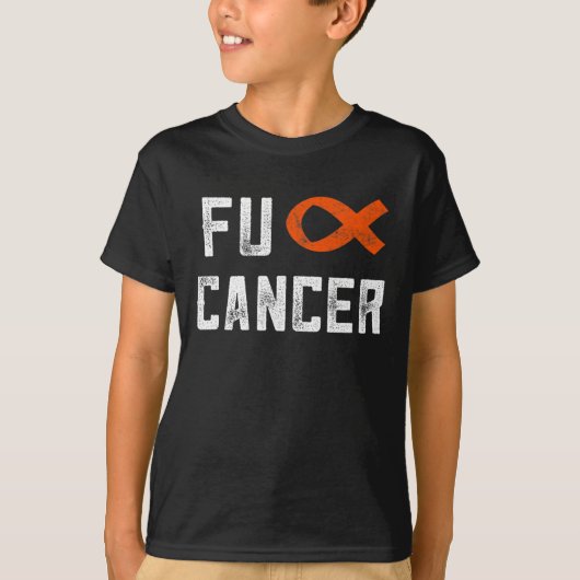 女性FckがんChemo Fがん悩みの贈り物 Tシャツ (正面)