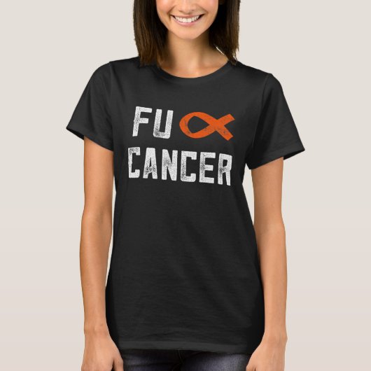女性FckがんChemo Fがん悩みの贈り物 Tシャツ (正面)