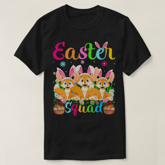 女性Fennec For Bunny Ear Easter Squad Fennec Fo Tシャツ (デザイン正面)