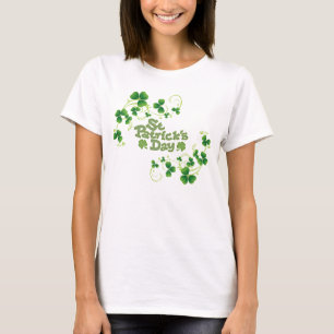 女性Flowyセントパトリック日の上 Tシャツ