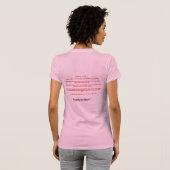 女性GameFaceダイジェストタンク Tシャツ (裏面フル)