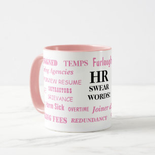 女性HRが人材贈おもしろい与 マグカップ