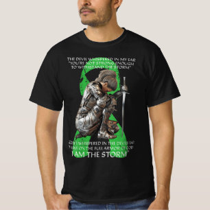 女性Iはストーム非ホジキンリンパ腫クリスチャン Tシャツ