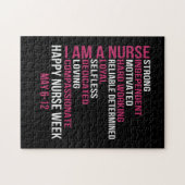 女性Iはナースハッピーナースウィーク5月6-12 2021 ジグソーパズル (横)