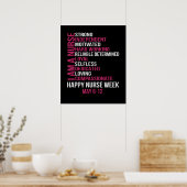 女性Iはナースハッピーナースウィーク5月6-12 2021 ポスター (キッチン)