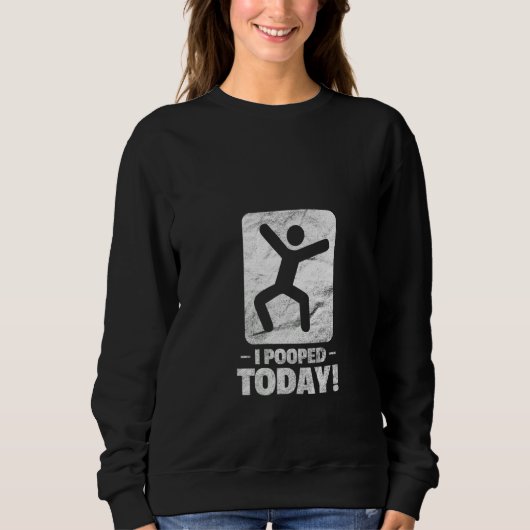 女性I今日開いた大人のユーモアことわざSarcasti スウェットシャツ (正面)