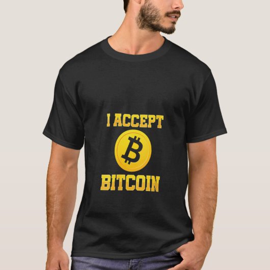 女性I受け入れるBitcoin Crypto Currency Btc Coin M Tシャツ (正面)