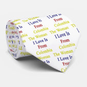 女性I愛はコロンビアからあります ネクタイ (ロール)