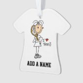 女性I愛テニス オーナメント (正面)