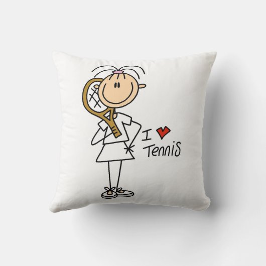 女性I愛テニス クッション (裏面)