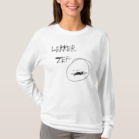 女性Lekker Zefワイシャツ Tシャツ (正面)
