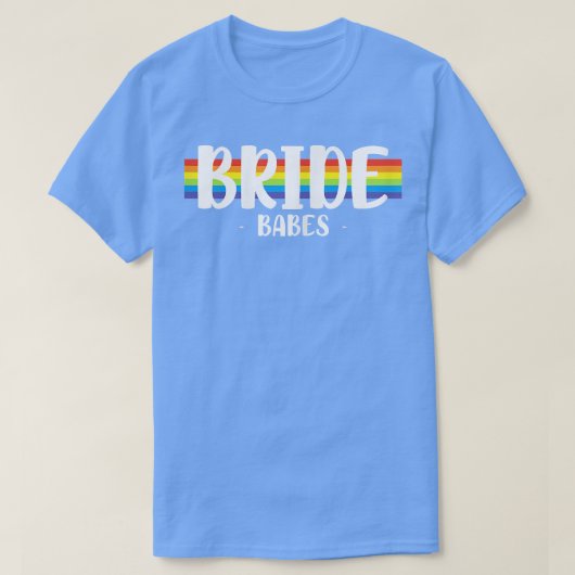 女性LGBTのウェディング ゲイマリッジ 花嫁 ブライズ Tシャツ (デザイン正面)
