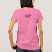 女性LSティーは色を選びます Tシャツ (裏面)