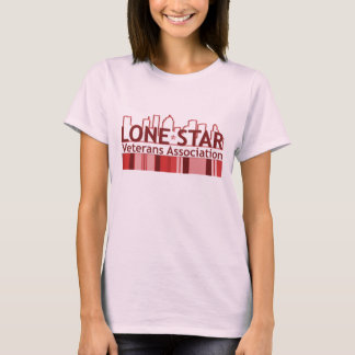 女性LSVAピンクのワイシャツ Tシャツ