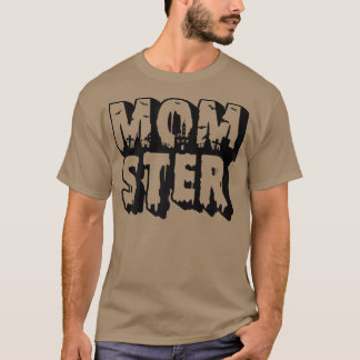 女性momsterママmommyモンスターコスチューム母ハ tシャツ