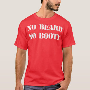 女性No Beard No booty VNeck Tシャツ