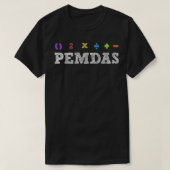 女性PEMDAS私の叔母サリー親愛マットを楽しんで Tシャツ (デザイン正面)