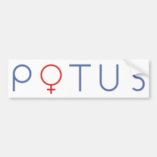 女性POTUSカマラハリスマダム大統領女性 バンパーステッカー