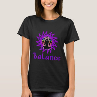 女性S~バランス瞑想アンプ聖幾何学 Tシャツ