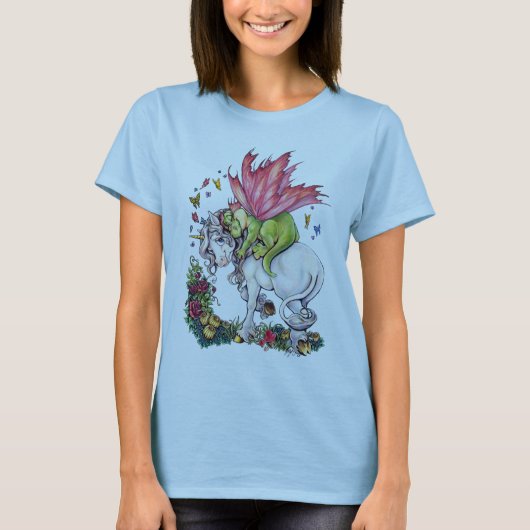 女性Snuzzlesワイシャツ Tシャツ (正面)