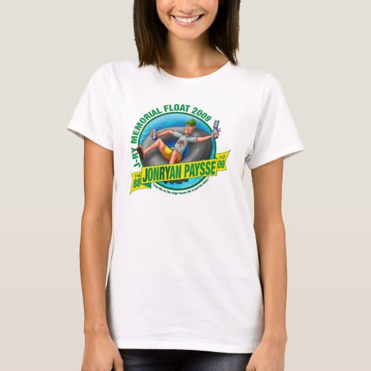女性Spagetti革紐タンク(白い) Tシャツ (正面)