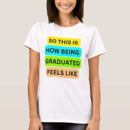女性Tシャツ白SO_THIS_IS_HOW_BEING_GRADED Tシャツ