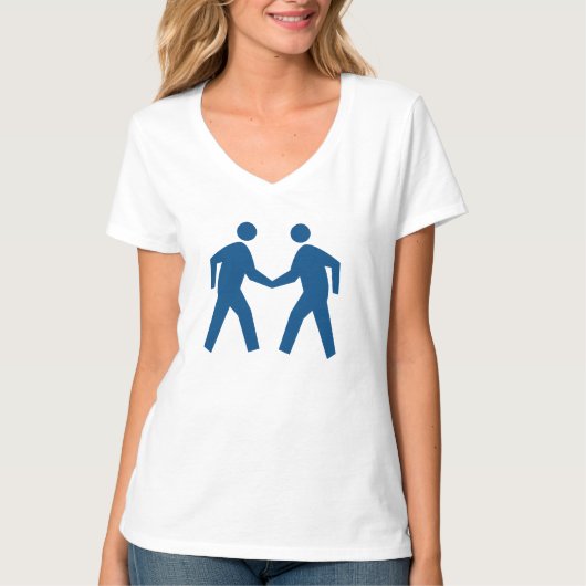 女性Tシャツ-より多くのスタイルおよび色のためにクリック Tシャツ (正面)