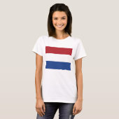 女性Tシャツ(オランダ旗) Tシャツ (正面フル)