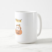 女性Tシャツ、男性シャツ、ママ幽霊Tシャツ コーヒーマグカップ (正面右)