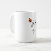 女性Tシャツ、男性シャツ、ママ幽霊Tシャツ、 コーヒーマグカップ (正面左)