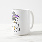 女性Tシャツ、男性シャツ、ママ幽霊Tシャツ、 コーヒーマグカップ (正面右)